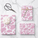 Search for cow print wrapping paper Trendy