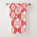 Search for mid century modern bath towels Geometric