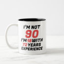 Search for 90th birthday mugs Ninetieth