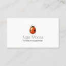 Search for ladybug business cards Nature