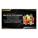 Search for waitress business cards Server