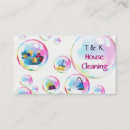 Search for bubble business cards Maid service