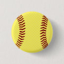Search for softball buttons Yellow