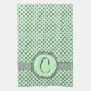 Search for mint green kitchen towels Monogrammed
