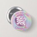 Search for holographic buttons Birthday party