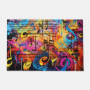 Search for music doormats Colorful
