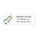 Search for eucalyptus return address labels Botanical foliage