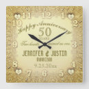 Search for 50th wedding anniversary clocks Fifty