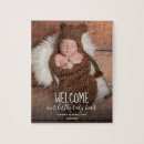 Search for baby announcement puzzles Cute