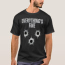 Search for bullet holes tshirts Shot