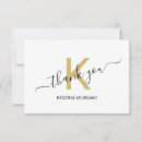 Search for monogram thank you cards Script