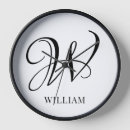 Search for monogram clocks Elegant