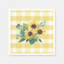 Search for yellow napkins Sunflower