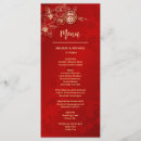 Search for red and gold wedding menus Couple