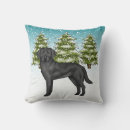 Search for black lab christmas pillows Winter