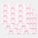 Search for bow wrapping paper It's a girl
