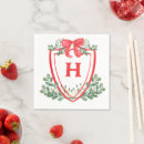 Search for crest monogram napkins Bow