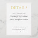 Search for gold foil wedding enclosure cards Modern