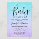 Search for glam baby shower invitations Glitter