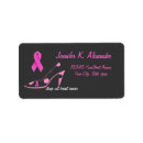 Search for breast cancer return address labels Cure