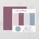 Search for color swatch invitations Bride