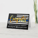 Search for police retirement cards Thin blue line