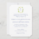 Search for watercolor crest wedding invitations Hydrangea