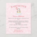 Search for babysitting flyers Babysitter