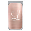 Search for pink money clips Rose gold