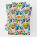 Search for wonder woman wrapping paper Amazon