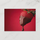 Search for chocolate strawberries business cards Food