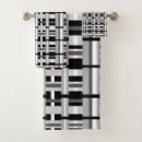 Search for plaid bath towels Black and white