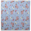 Search for vintage shabby chic roses napkins Blue