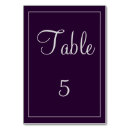 Search for purple table cards Plum