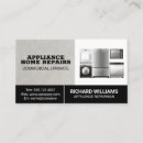 Search for appliance business cards Construction