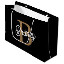 Search for monogrammed gift bags Gold
