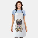 Search for pug aprons Funny