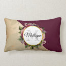 Search for gold and burgundy pillows Faux gold foil