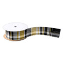 Search for black and gold ribbon Plaid
