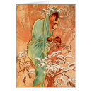 Search for alphonse mucha postcards Winter