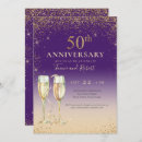 Search for 50th anniversary invitations Glitter