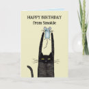 Search for black cat birthday cards From the cat