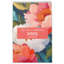 Search for watercolor calendars Blush pink
