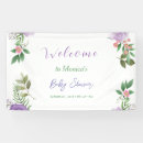 Search for purple baby shower banners Watercolor
