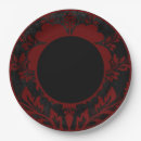 Search for black and red paper plates Bridal shower