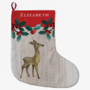 Search for deer christmas stockings Floral
