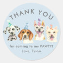 Search for dog thank you stickers Fun
