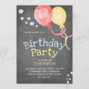 Search for balloons birthday invitations Blue