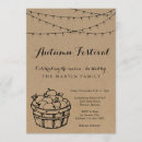 Search for fall festival invitations Rustic