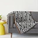 Search for art deco blankets Black and white